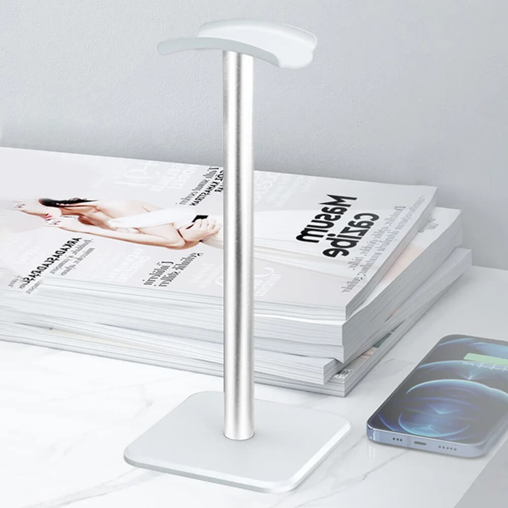 HeadSpace - Alumiininen kuuloketeline | Tyylikäs ja tilaa säästävä säilytys pöydälläsi