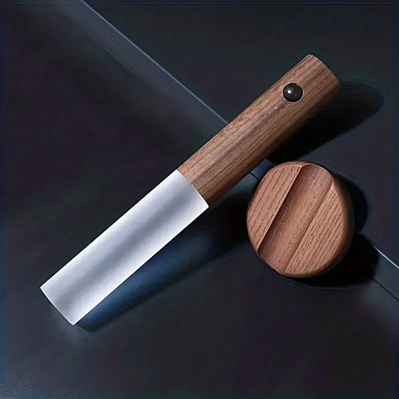 SensoRay - Langaton LED-yövalo liiketunnistimella | Tyylikäs puumuotoilu ja ladattava