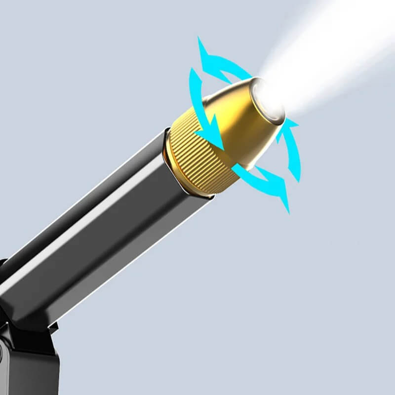 FlexiSpray - Joustava ja laajennettava korkeapaineletku säädettävällä suuttimella ulkokäyttöön.