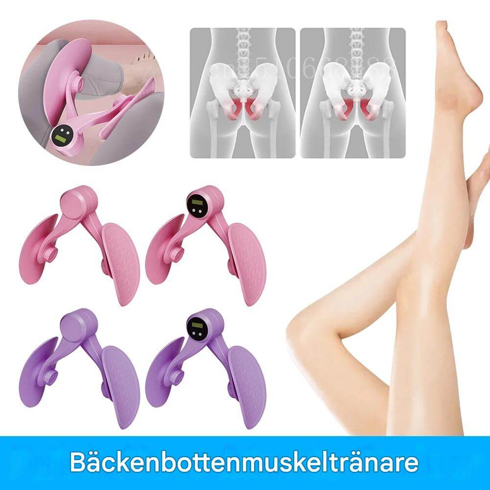 SlimTone - Lantionpohjavalmentaja ja reisien sisäpuolen valmentaja vastuksella | Tehokas harjoittelu jaloille, lantiolle ja käsivarsille