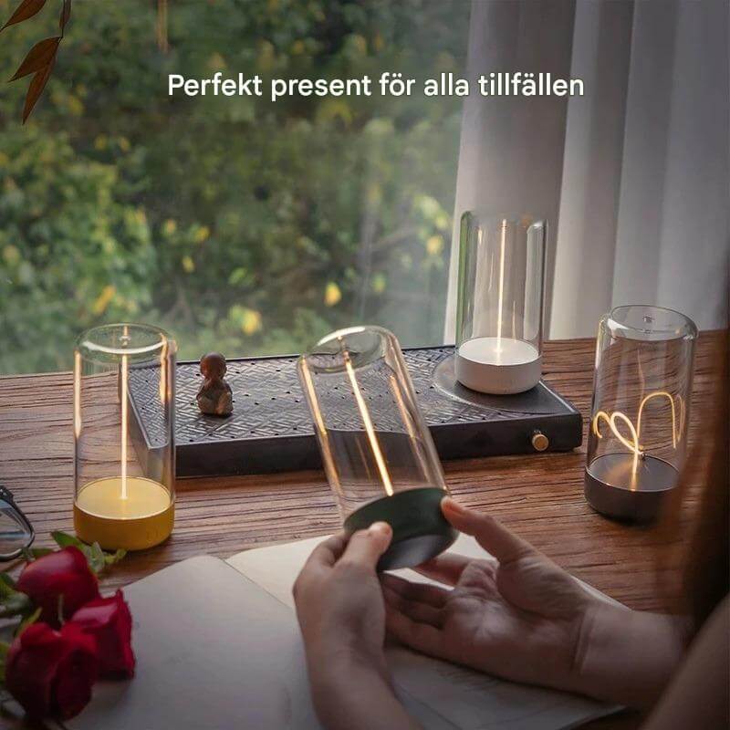 QuantumGlow - Kannettava LED-valo magneettisella ja joustavalla hehkulangalla | USB-C ladattava ympäristön valaistus