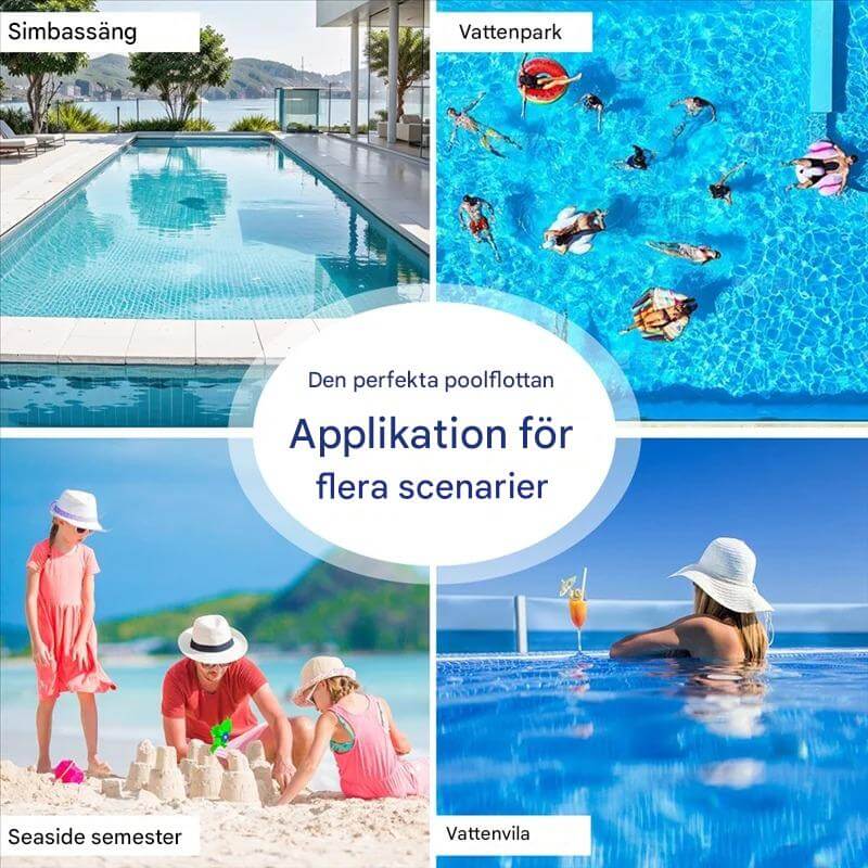 HydroHammock - Puhallettava kelluva tuoli aikuisille | Mukava allas riippumatto, jossa on niskatyyny ja kasvikuvio