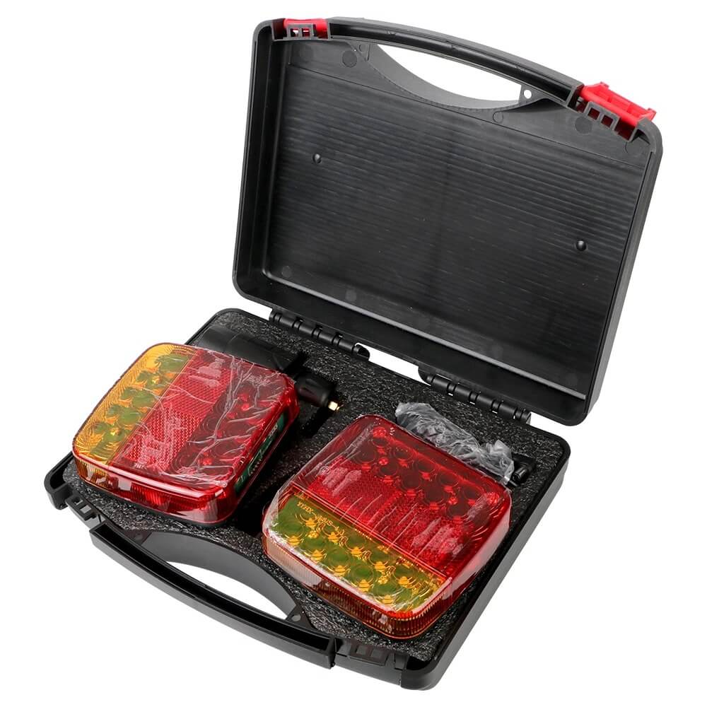 TrailMagnet - Magneettiset langattomat LED-takavalot perävaunuihin, asuntovaunuihin ja kuorma-autoihin | 5-toiminen langaton jarruvalo