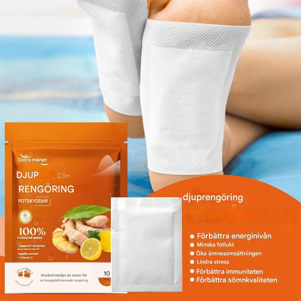 SootheStep - Luonnolliset inkiväärijalkalaastarit | Rentoutumista, puhdistusta ja parempaa unta etsiville