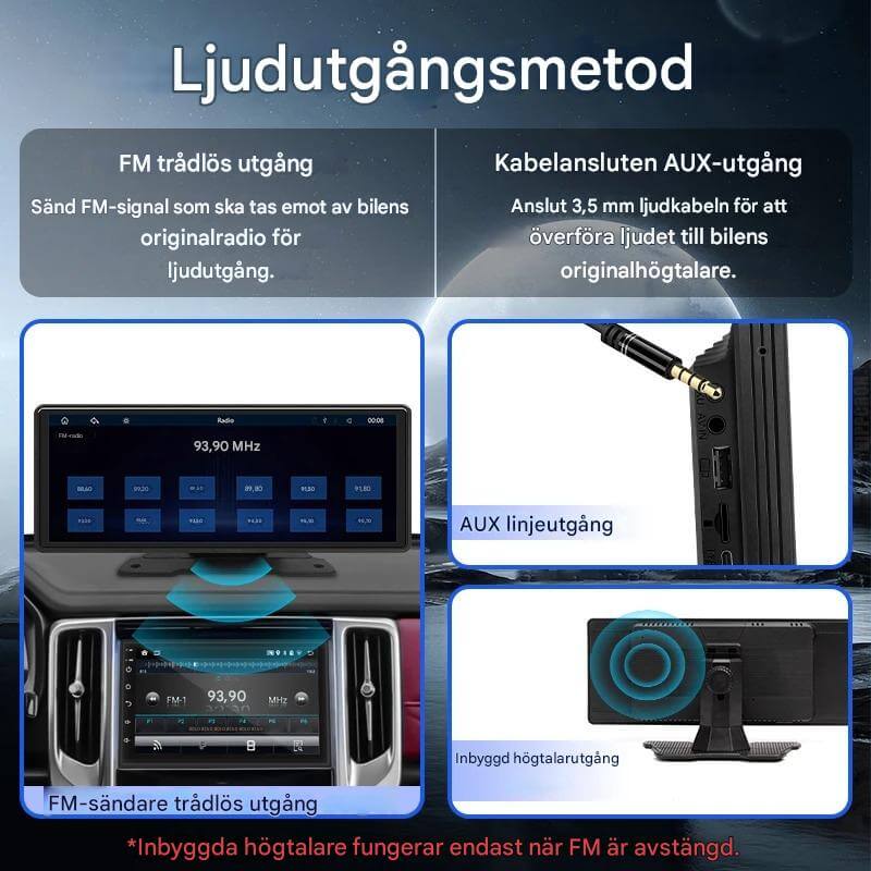 ViewMirror - Langaton älynäyttö autoon | CarPlay & Android Auto ilman vaivaa