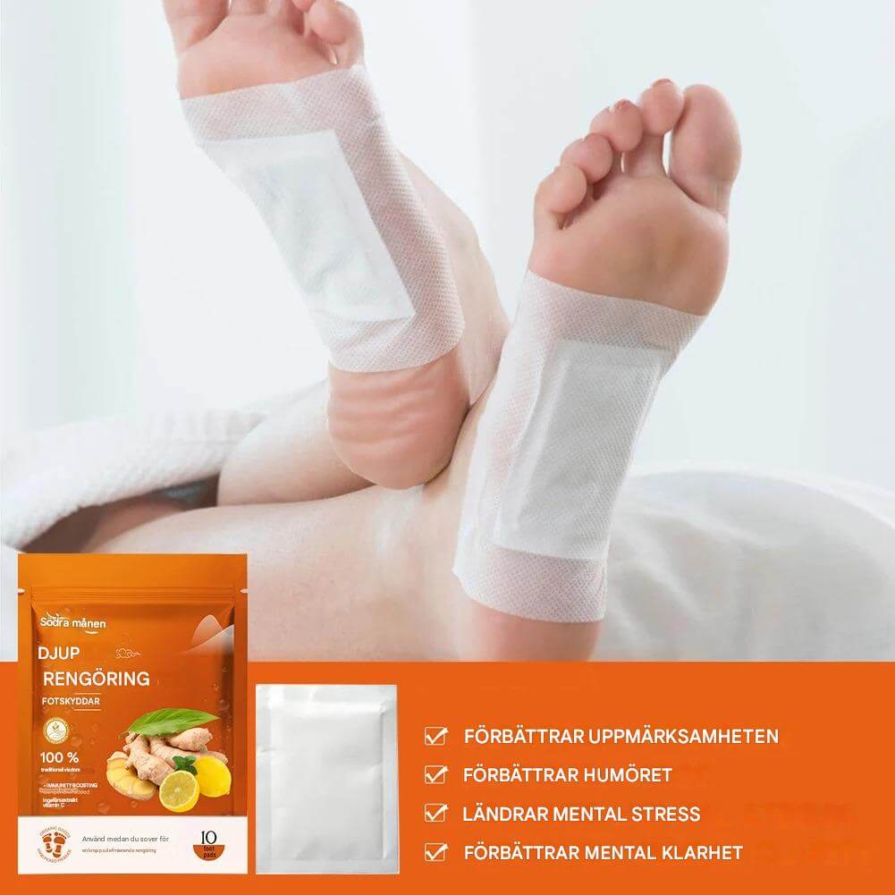 SootheStep - Luonnolliset inkiväärijalkalaastarit | Rentoutumista, puhdistusta ja parempaa unta etsiville