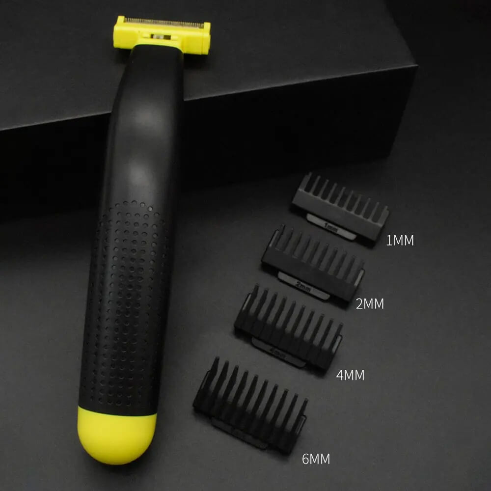 TrimFlex-parranajokone - vedenkestävä, kaksoisteräinen ja ladattava matkoille ja jokapäiväiseen käyttöön.