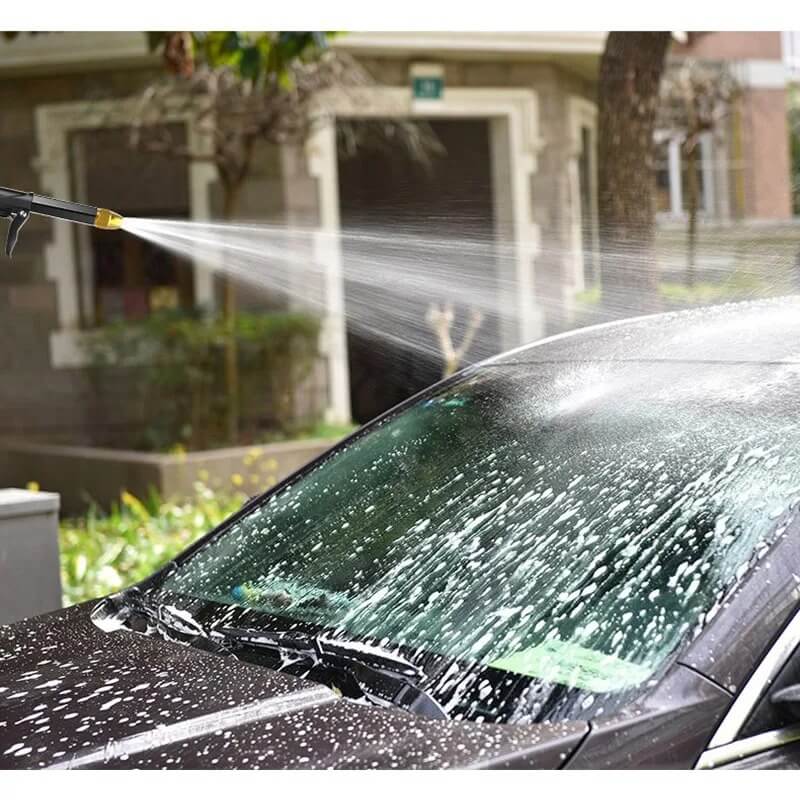 FlexiSpray - Joustava ja laajennettava korkeapaineletku säädettävällä suuttimella ulkokäyttöön.