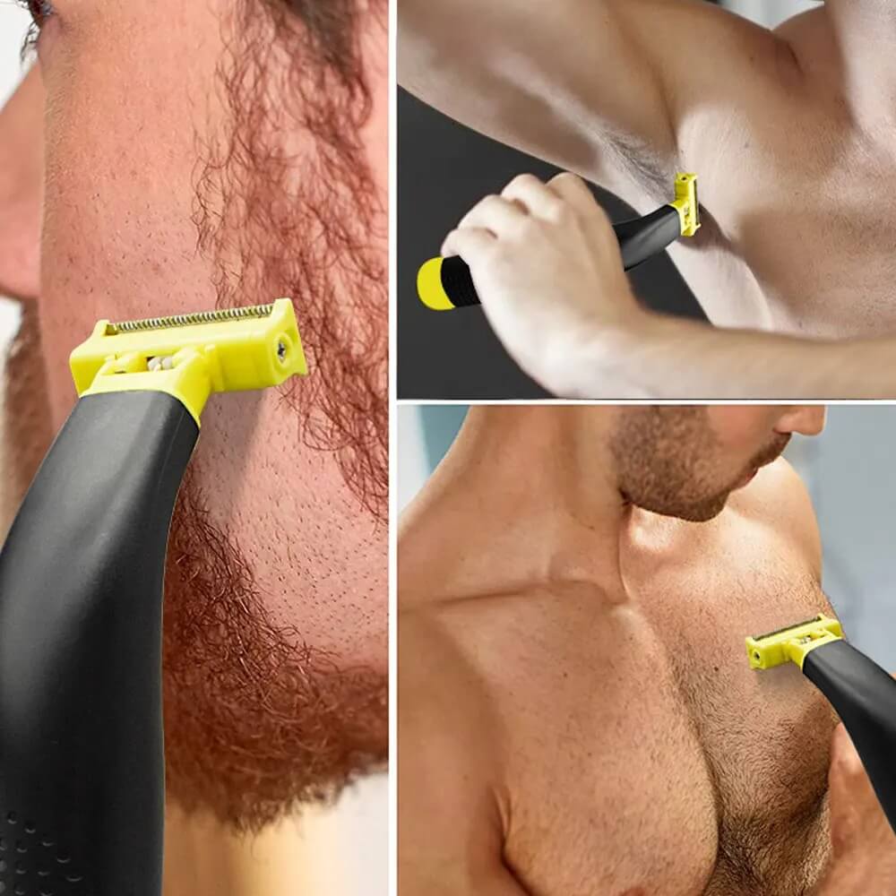 TrimFlex-parranajokone - vedenkestävä, kaksoisteräinen ja ladattava matkoille ja jokapäiväiseen käyttöön.