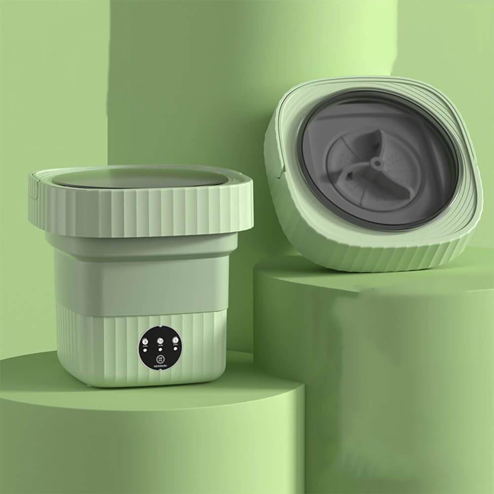 EcoWash™ - Tehokas ja Kokoontaitettava Mini Pyykinpesukone