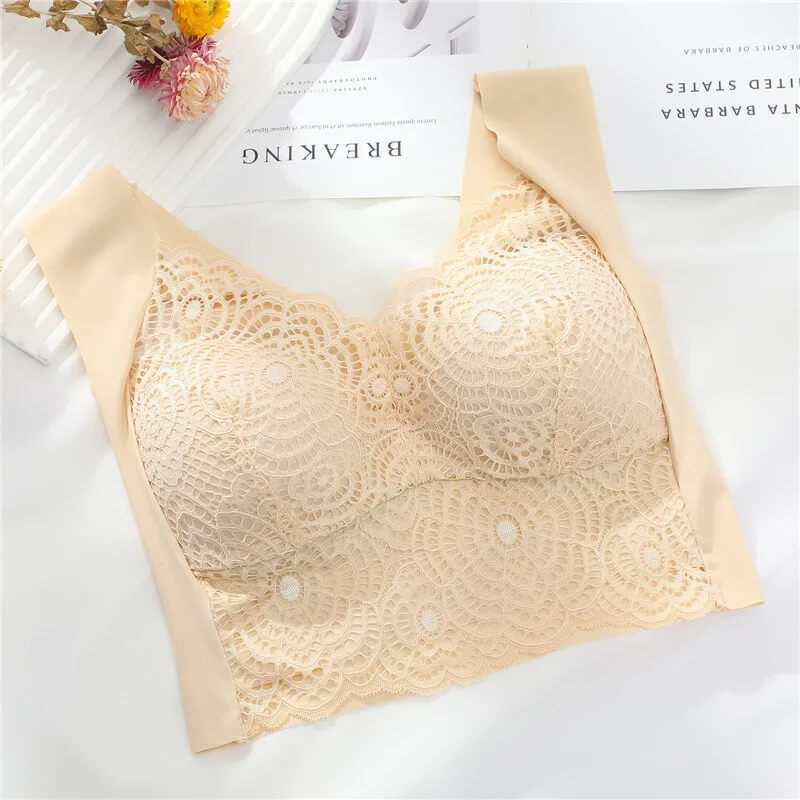 ComfortMax - Plus Koon Saumattomat Rintaliivit Naisille M-5XL - langaton minimoija - push up