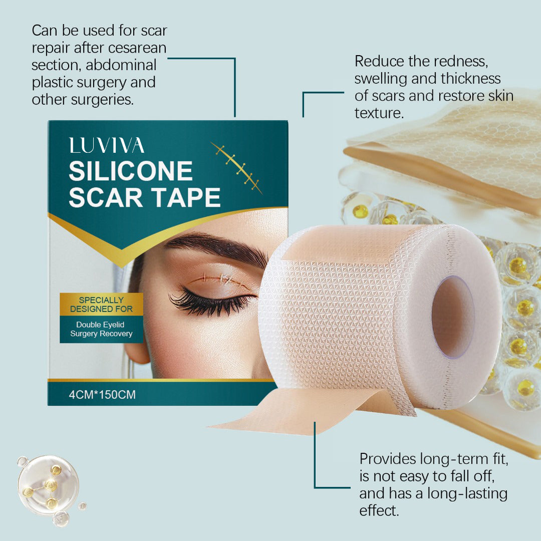 Luviva - Kehittynyt Silikoniteippi Arpien ja Ryppyjen Hoitoon