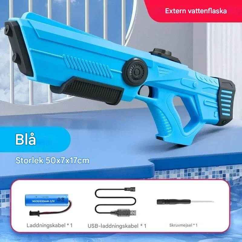 SplashForce - Automaattinen vesitykki leikkeihin ja kesäleikkeihin | Sähköteho, pitkä kantama ja paljon toimintaa