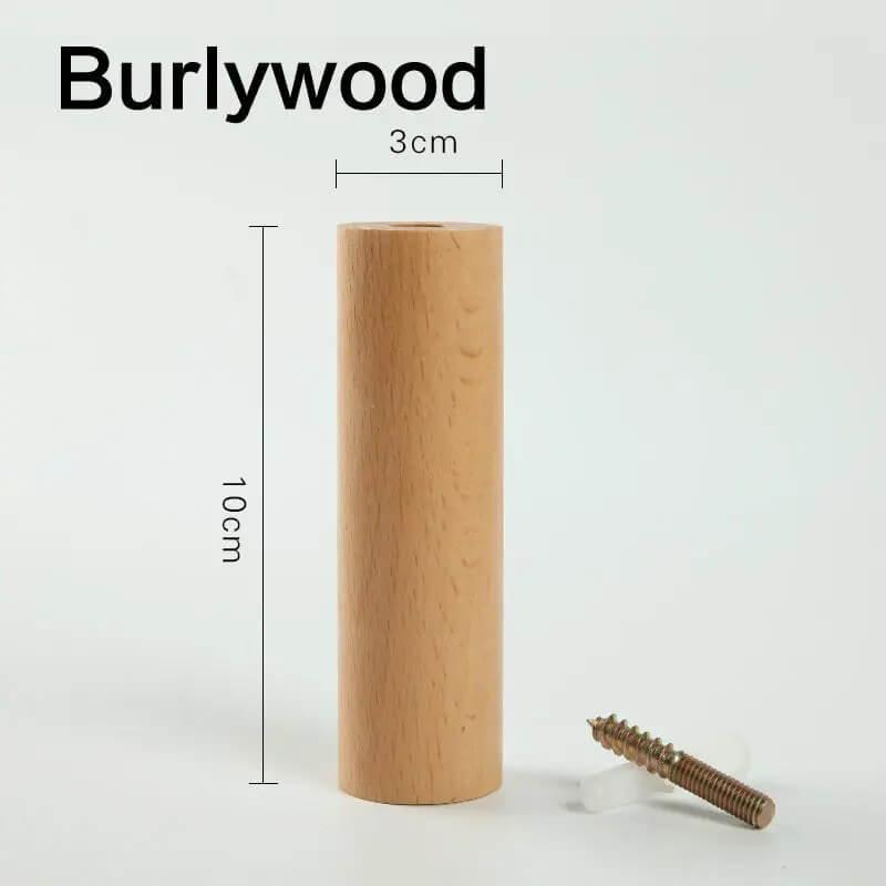 BarkHook - seinään kiinnitettävä puinen koukku vaatteille, avaimille ja asusteille | Tyylikäs säilytys luonnollisella muotoilulla