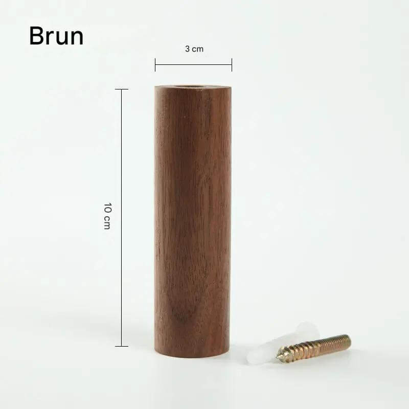 BarkHook - seinään kiinnitettävä puinen koukku vaatteille, avaimille ja asusteille | Tyylikäs säilytys luonnollisella muotoilulla