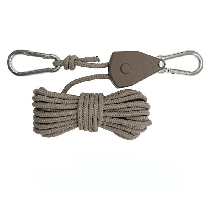 ReflectaCord - Heijastava telttajohto 5M säädettävällä hihnapyörällä telttailuun