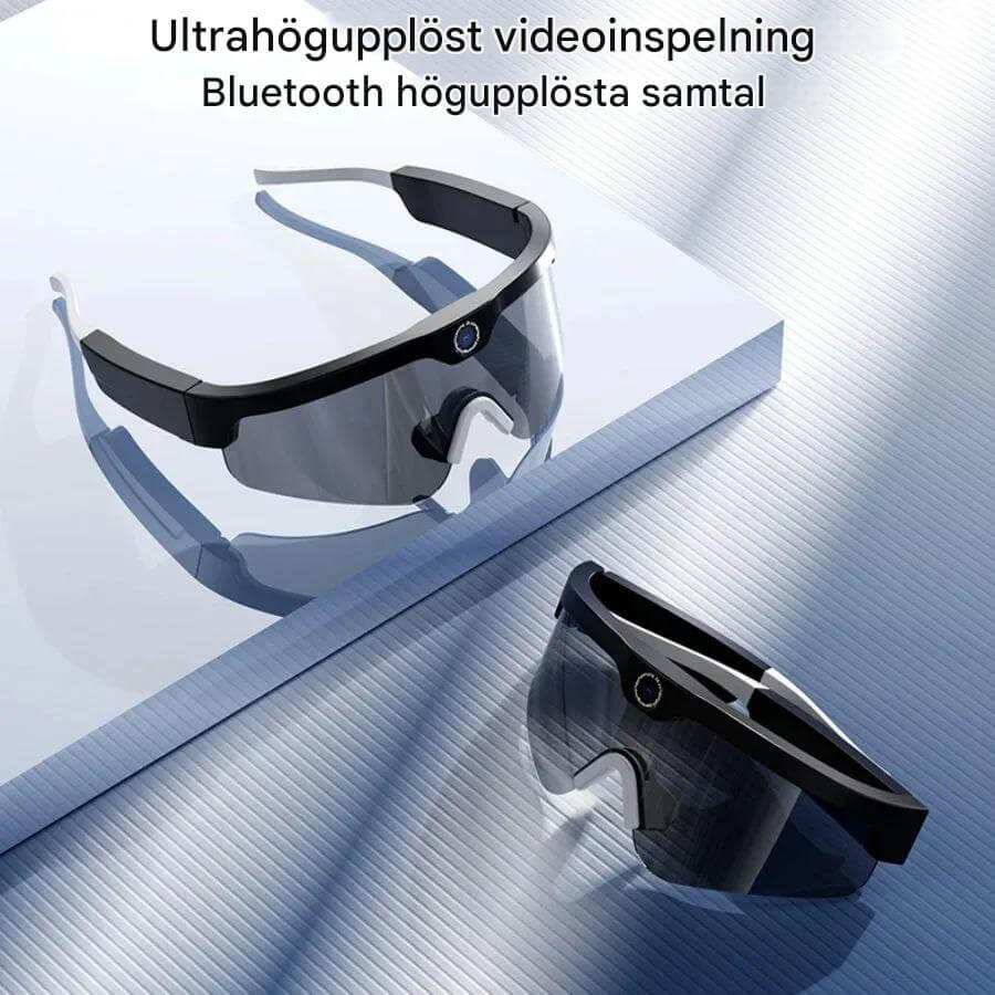 SmartSol - Aurinkolasit sisäänrakennetulla kameralla ja langattomilla kuulokkeilla | Kompakti ja toimiva aktiivisiin seikkailuihin