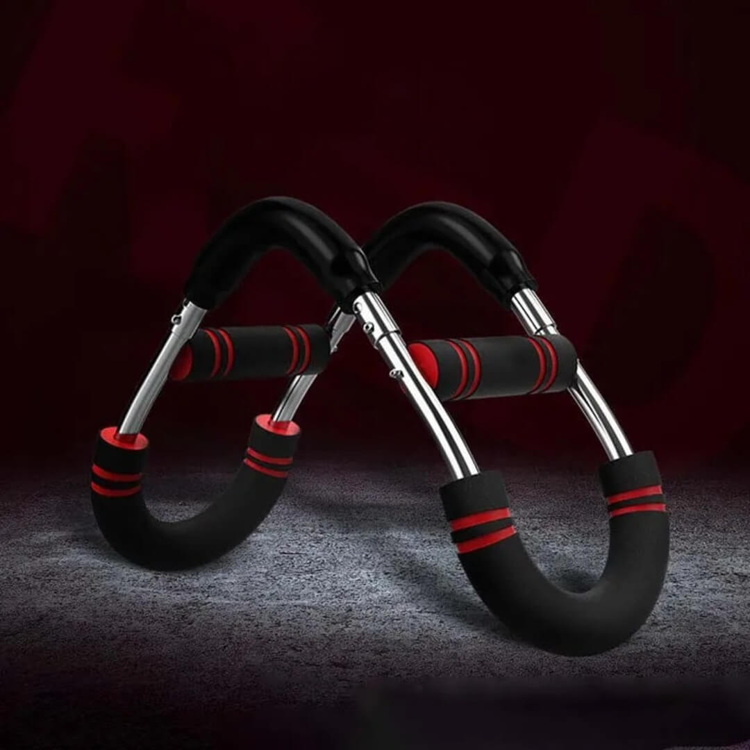 PowerFlex - Säädettävä rinta- ja käsivarsivalmentaja | U-muotoinen laajennin voimaharjoitteluun kahvaystävällisellä vaahdolla.