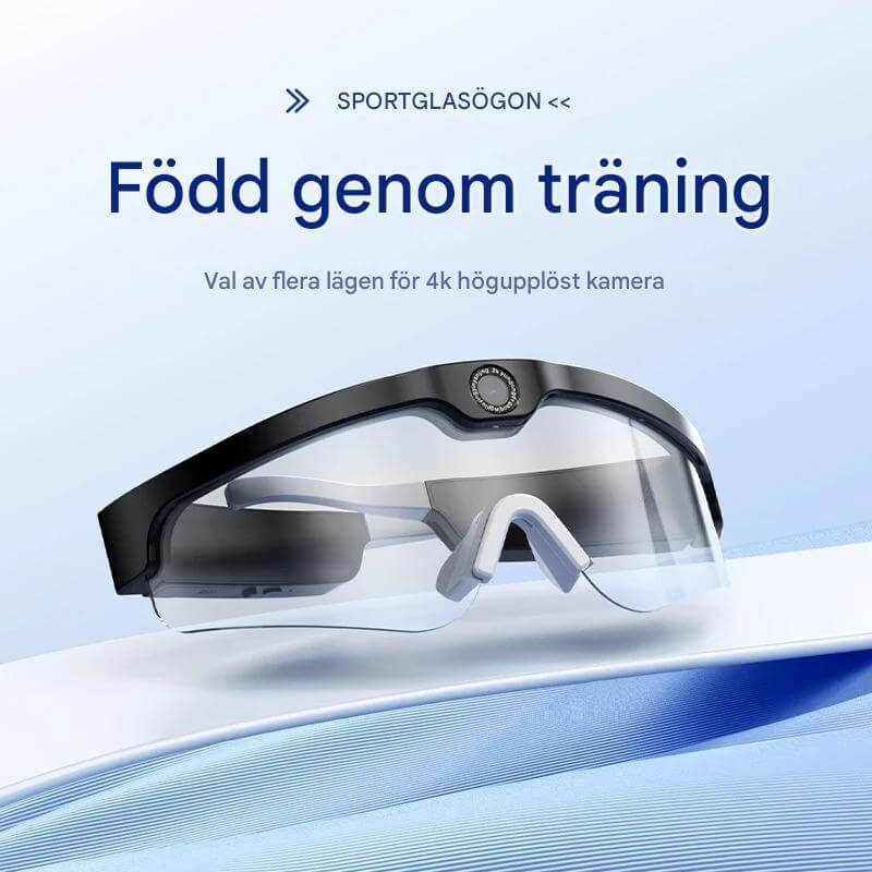 SmartSol - Aurinkolasit sisäänrakennetulla kameralla ja langattomilla kuulokkeilla | Kompakti ja toimiva aktiivisiin seikkailuihin