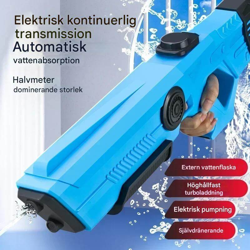 SplashForce - Automaattinen vesitykki leikkeihin ja kesäleikkeihin | Sähköteho, pitkä kantama ja paljon toimintaa