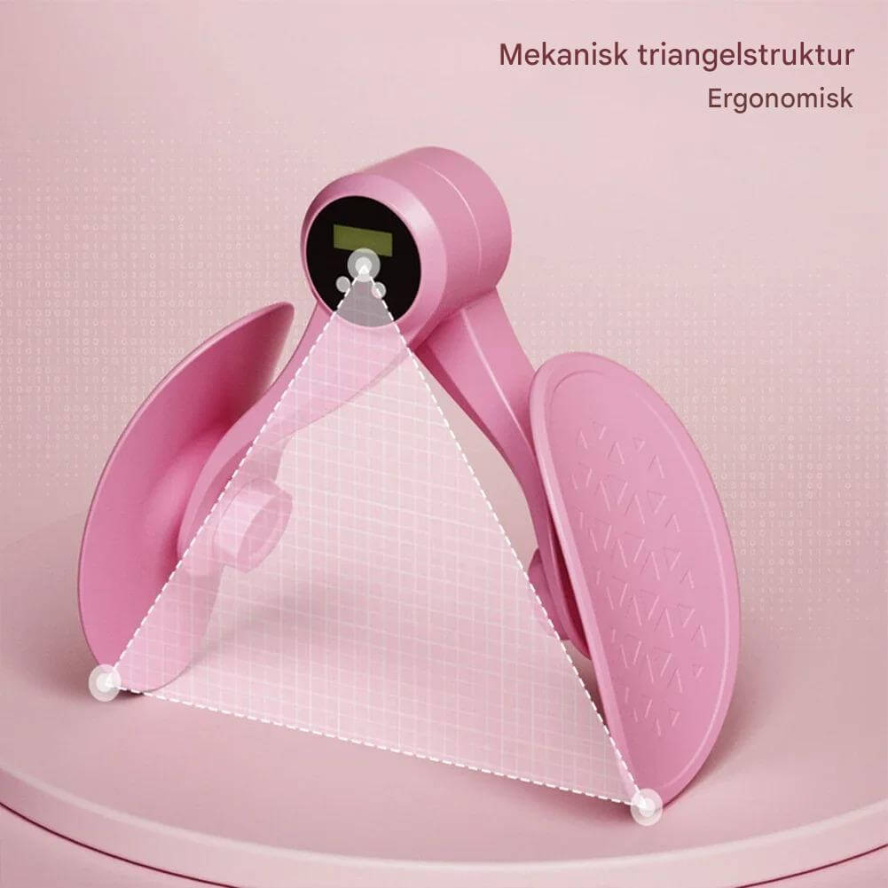 SlimTone - Lantionpohjavalmentaja ja reisien sisäpuolen valmentaja vastuksella | Tehokas harjoittelu jaloille, lantiolle ja käsivarsille