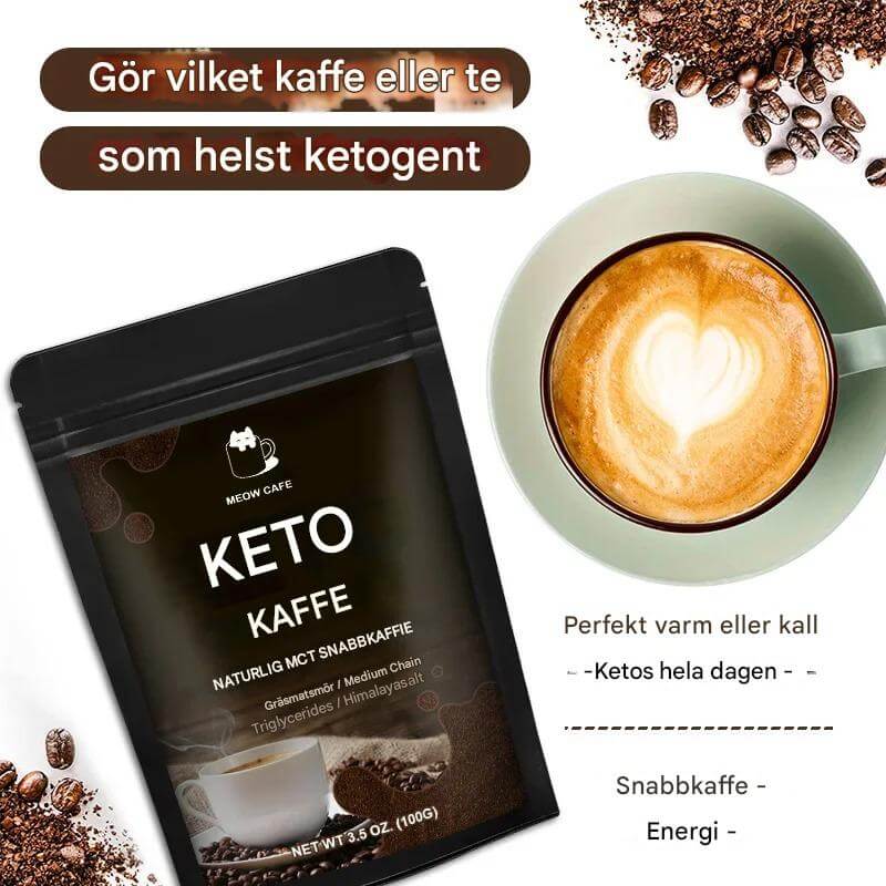 KetoBrew - Ketogeeninen kahvisekoitus energiaan ja hyvinvointiin | Aromaattinen juoma täydentämään elämäntyyliäsi