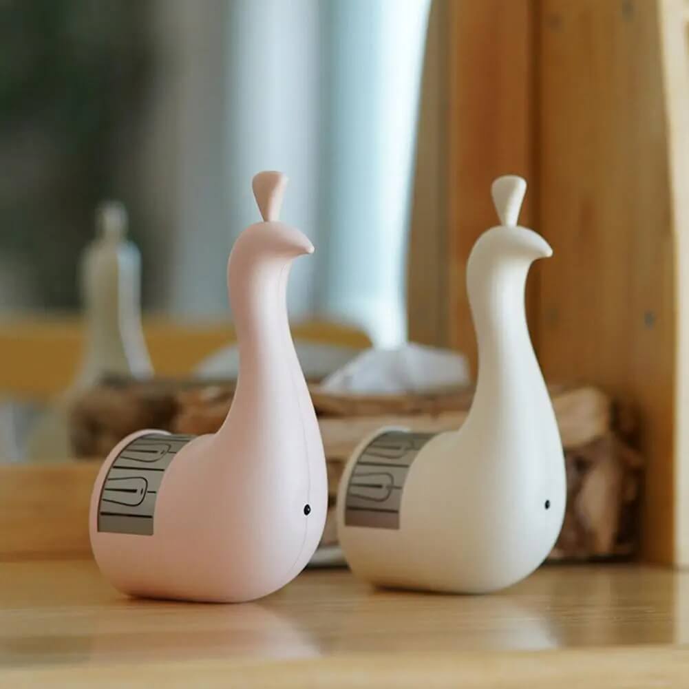 PeacockGlow - Kauko-ohjattava riikinkukko-projektorilamppu värikkäällä tunnelmalla | Luova yövalo makuuhuoneeseen ja kotiin