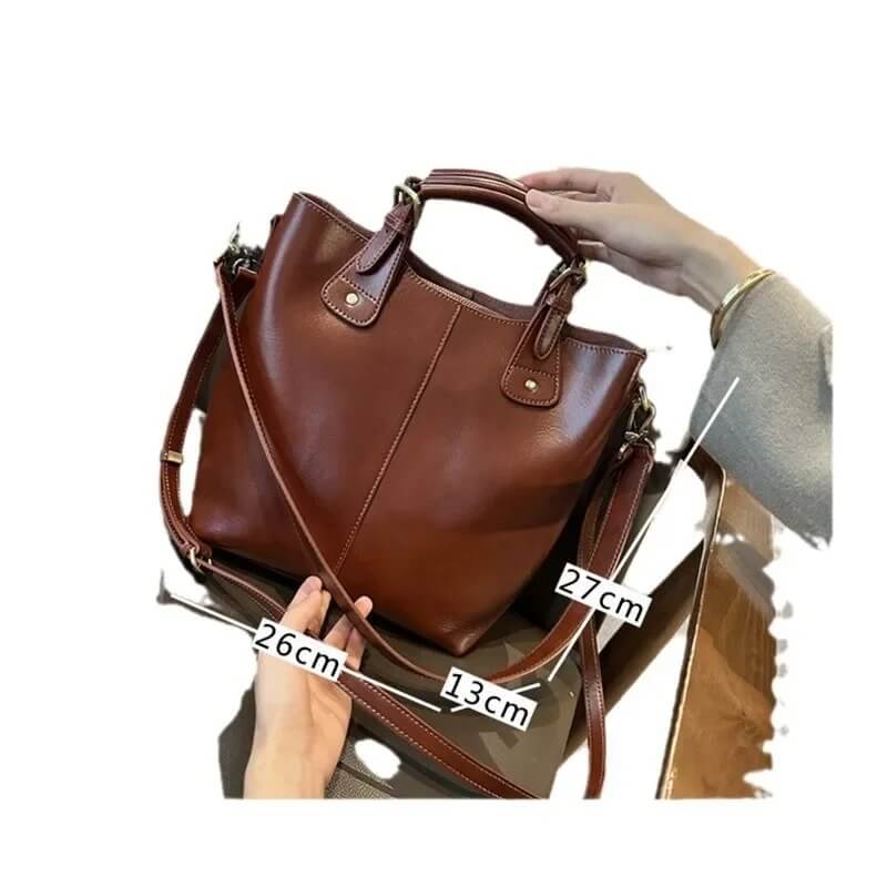 VelvetaBag - Tyylikäs nahkainen olkalaukku tyylille ja toiminnalle