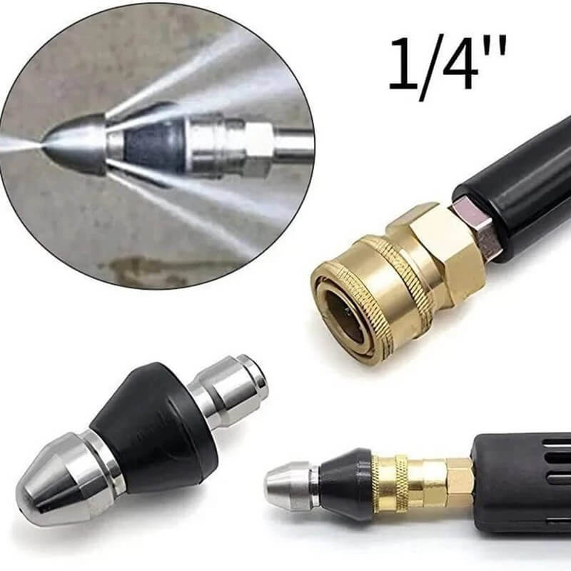 JetRens - Korkeapainesuutin putkille ja viemäreille | Puhdistaa vaikeasti saavutettavat tukokset tarkasti