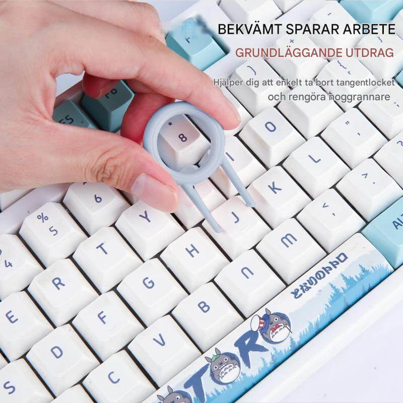 CleanMate - 7-in-1 näppäimistön ja kuulokkeiden puhdistussarja | Älykäs hoitoratkaisu tietokoneelle ja teknisille vempaimille.