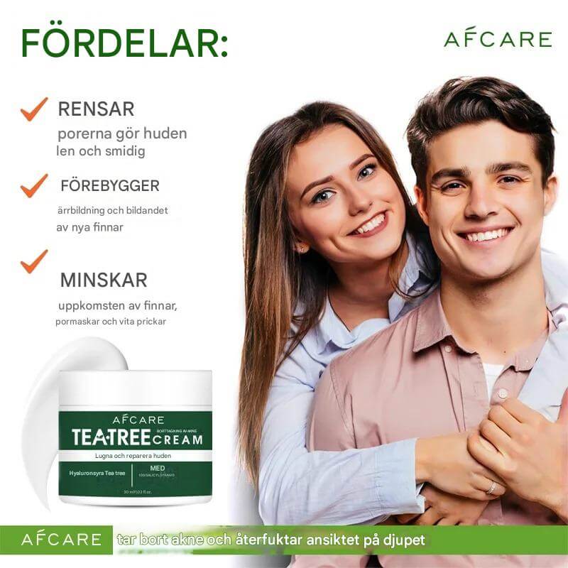 GrönRoa - Vegaaninen kasvovoide teepuulla | Rauhallisemmalle, tasapainoisemmalle iholle