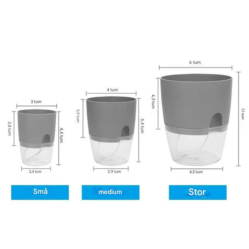 AquaBloom - Itsekasteleva ruukku kaksoiskerroksella | Tee kasvien hoidosta helpompaa kuin koskaan aiemmin