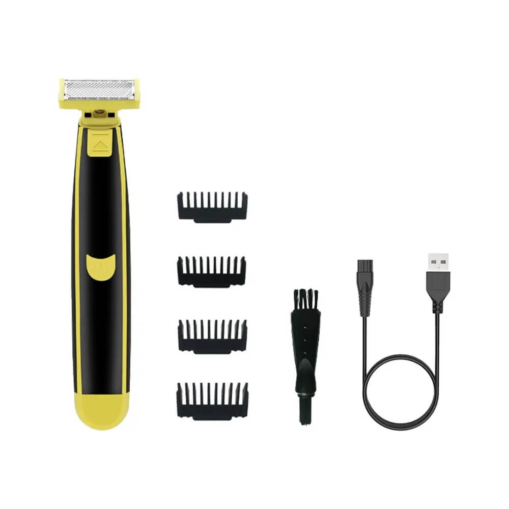 TrimFlex-parranajokone - vedenkestävä, kaksoisteräinen ja ladattava matkoille ja jokapäiväiseen käyttöön.