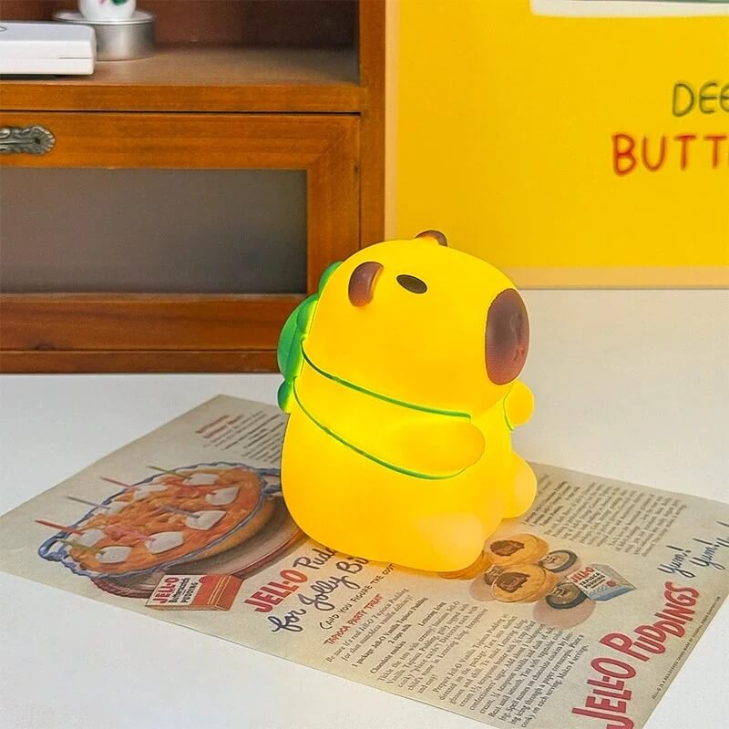 LumiBara - Kykyinen silikoni-yövalo lapsille | Pehmeä, ladattava ja turvallinen yöpöydänvalo kumppani