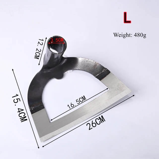 GroVa - Hiiliteräksinen käsikauha helppoon rikkaruohon kitkemiseen ja maan irrottamiseen.