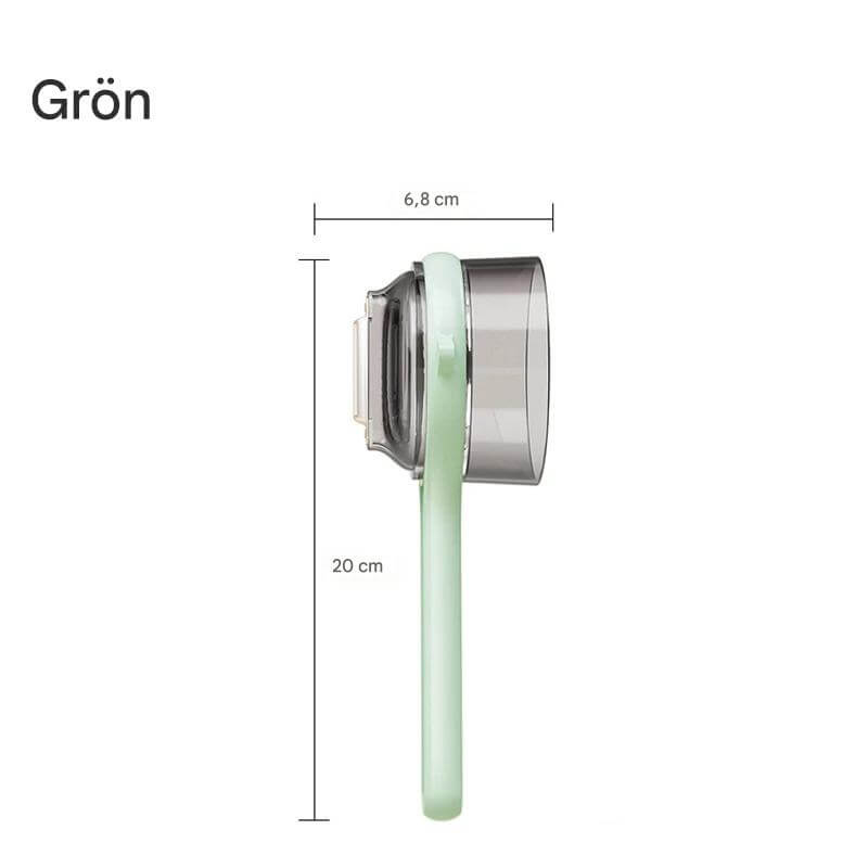 PeelPod - kuorintaveitsi sisäänrakennetulla säilytyslaatikolla | Älykäs keittiötyökalu, joka vähentää roiskeita.