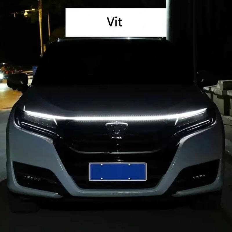 GlowTail - LED DRL Car Headliner | 150cm sekventiaalinen valonauha vedenkestävällä muotoilulla