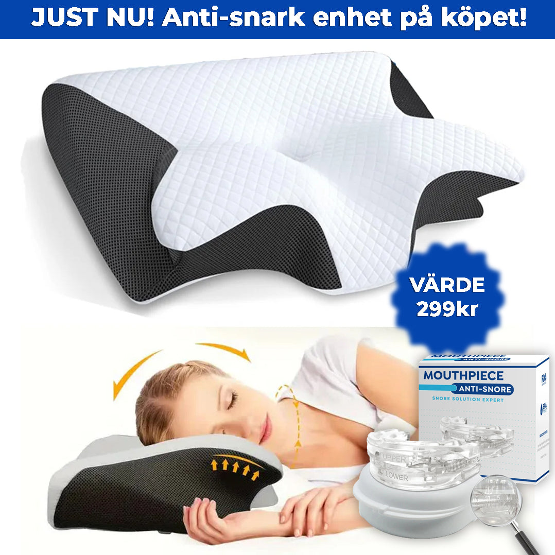 Snoozeit.™ - Ergonominen ja mukava ortopedinen niskatyyny.