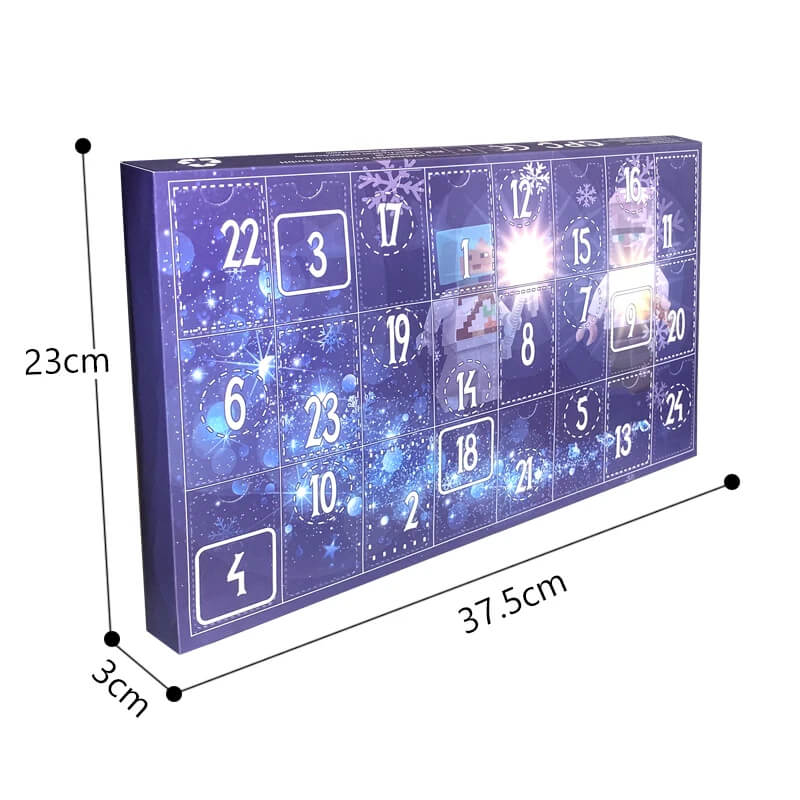 MiniCraft Adventtikalenteri - 24 Päivän Lähtölaskenta Toimintahahmojen Kanssa