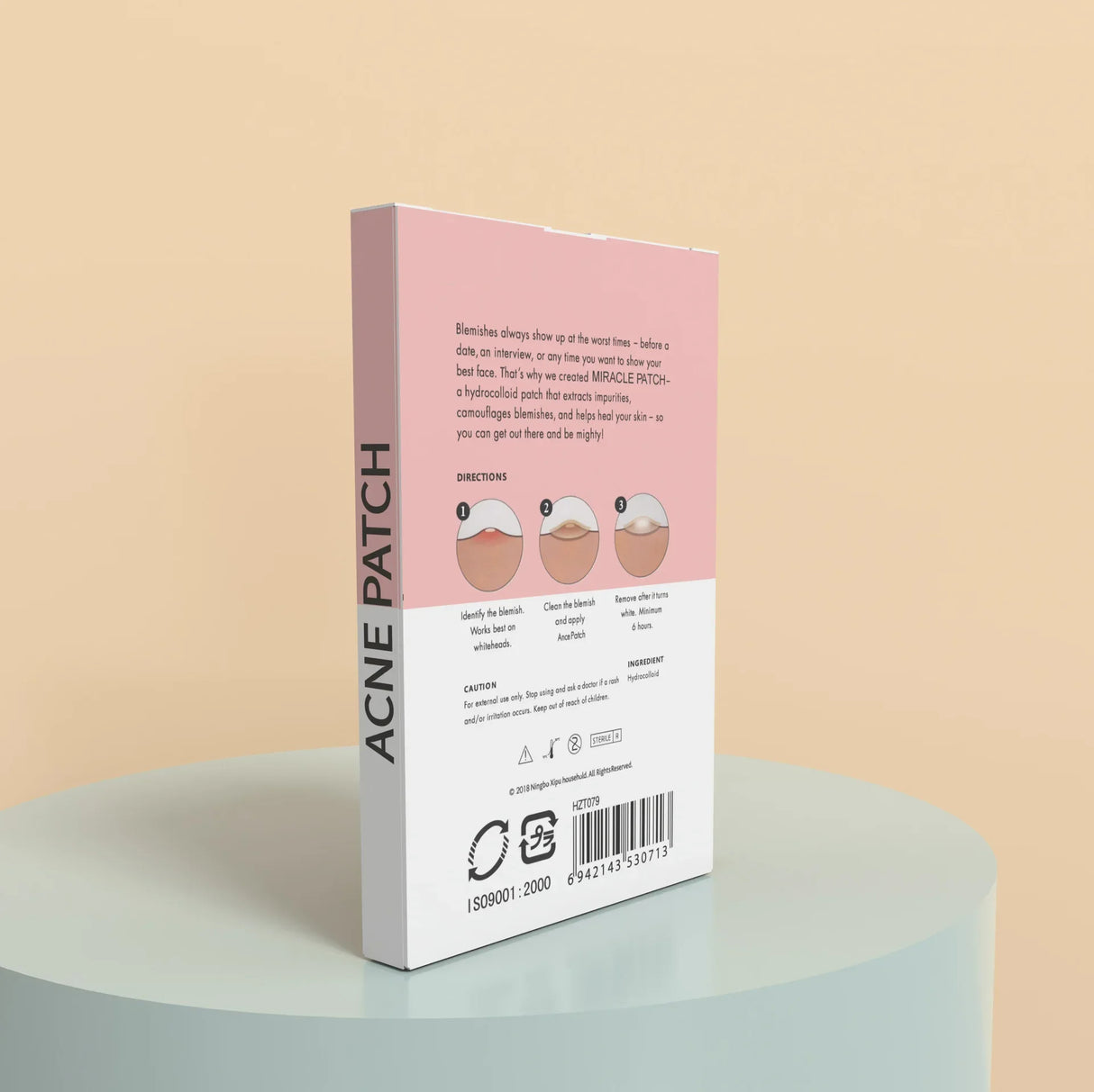 PoreClean - Akneplåster med Hydrokolloid för Frisk Hud på En Natt