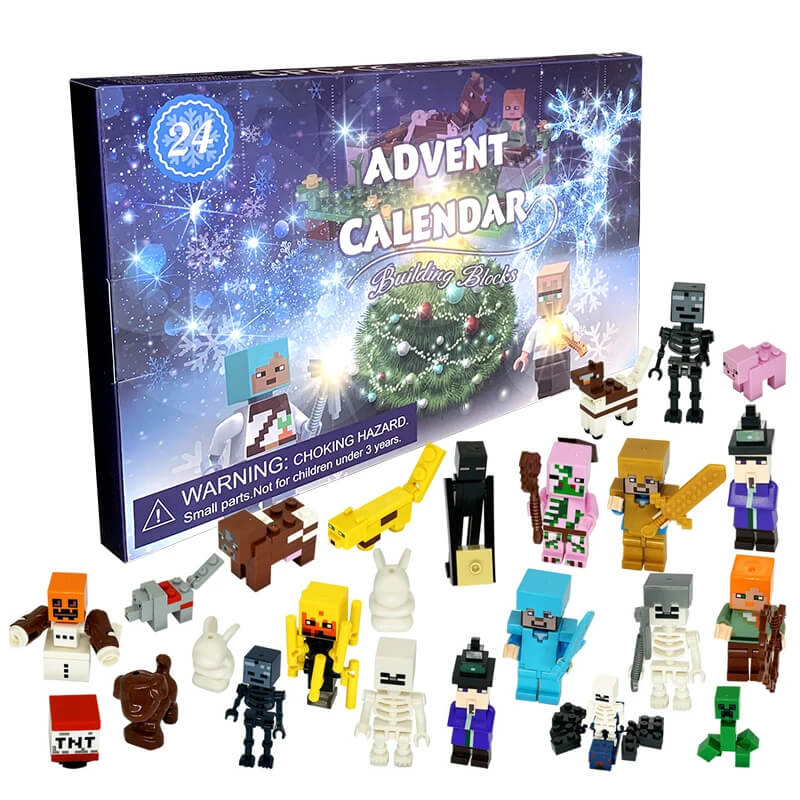 MiniCraft Adventtikalenteri - 24 Päivän Lähtölaskenta Toimintahahmojen Kanssa
