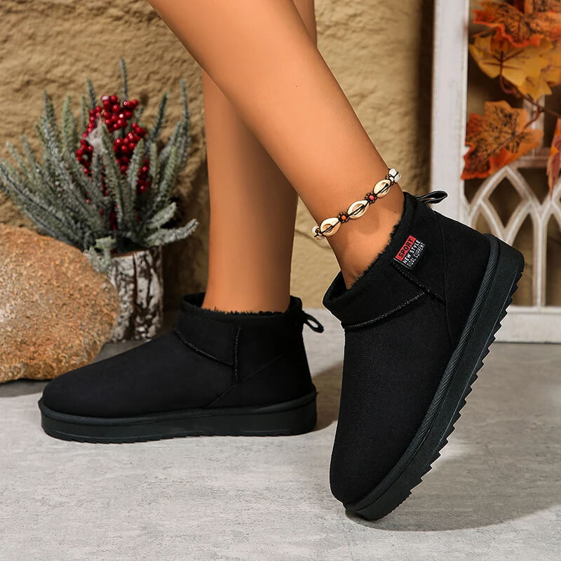 Frostea - Naisten slip-on Mockaboots Mukava ja Tyylikäs Kylmään Säähän