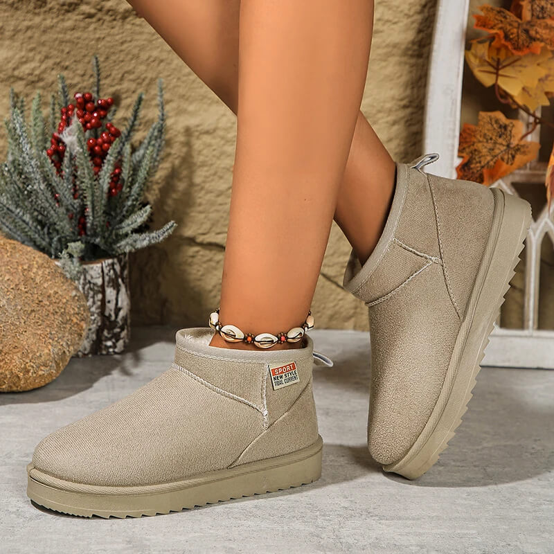 Frostea - Naisten slip-on Mockaboots Mukava ja Tyylikäs Kylmään Säähän