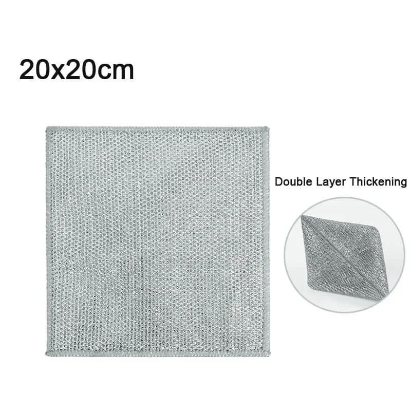 ScrubMaster™ - Monikäyttöinen Teräslanka, Uudelleenkäytettävä ja Tehokas.