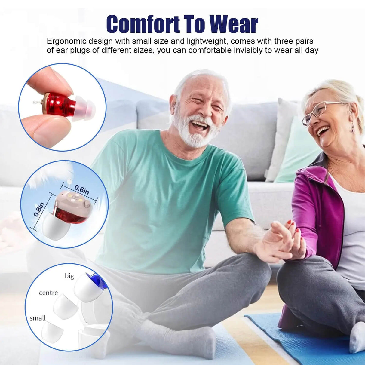 ClearTone - Huomaamattomat Kuulokojeet - Edistyksellinen Kuulokoje, Jossa on Melunvaimennusjärjestelmä