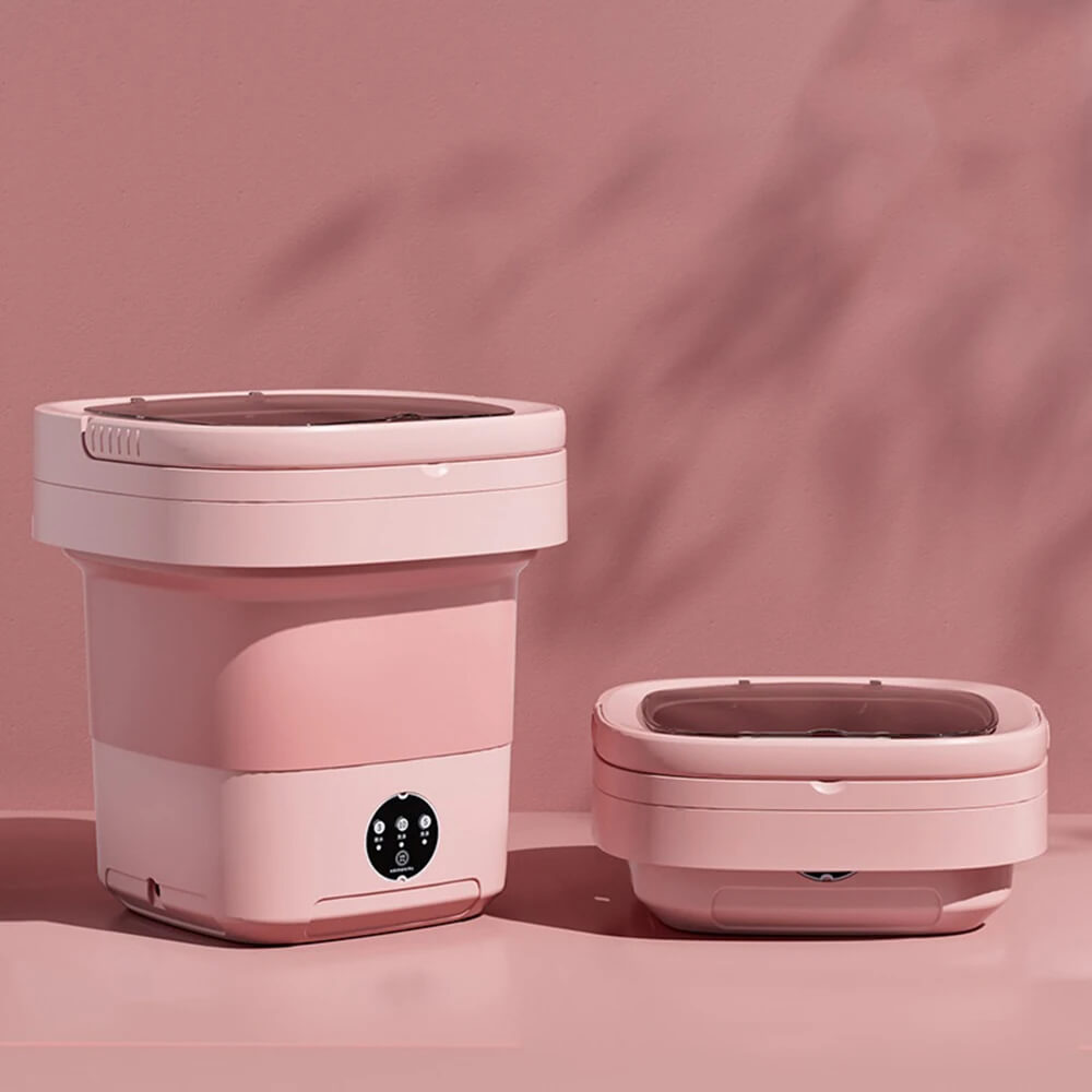 EcoWash™ - Tehokas ja Kokoontaitettava Mini Pyykinpesukone