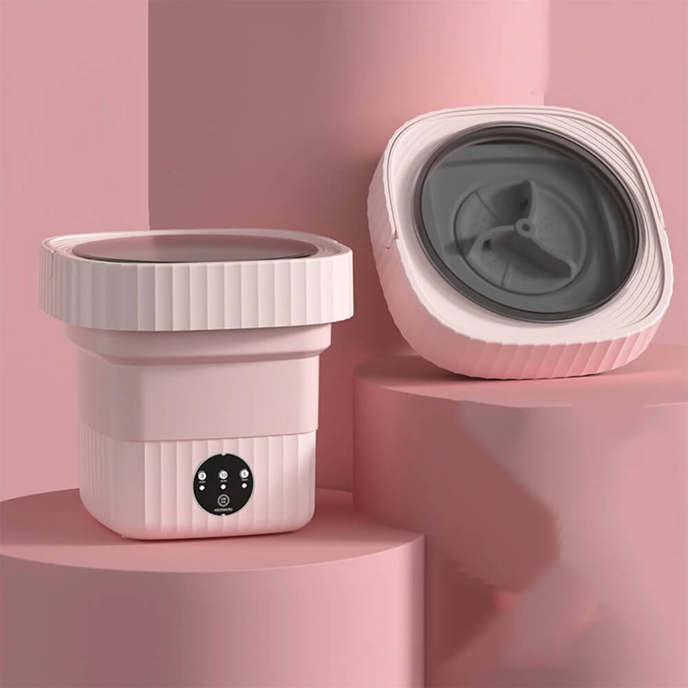 EcoWash™ - Tehokas ja Kokoontaitettava Mini Pyykinpesukone