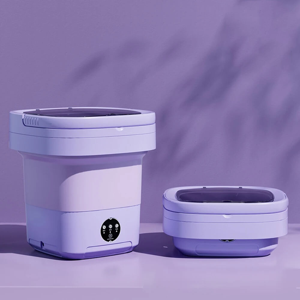 EcoWash™ - Tehokas ja Kokoontaitettava Mini Pyykinpesukone