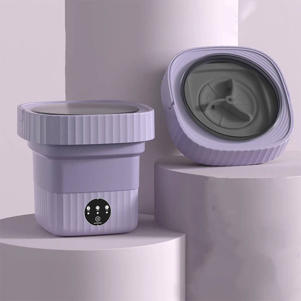 EcoWash™ - Tehokas ja Kokoontaitettava Mini Pyykinpesukone