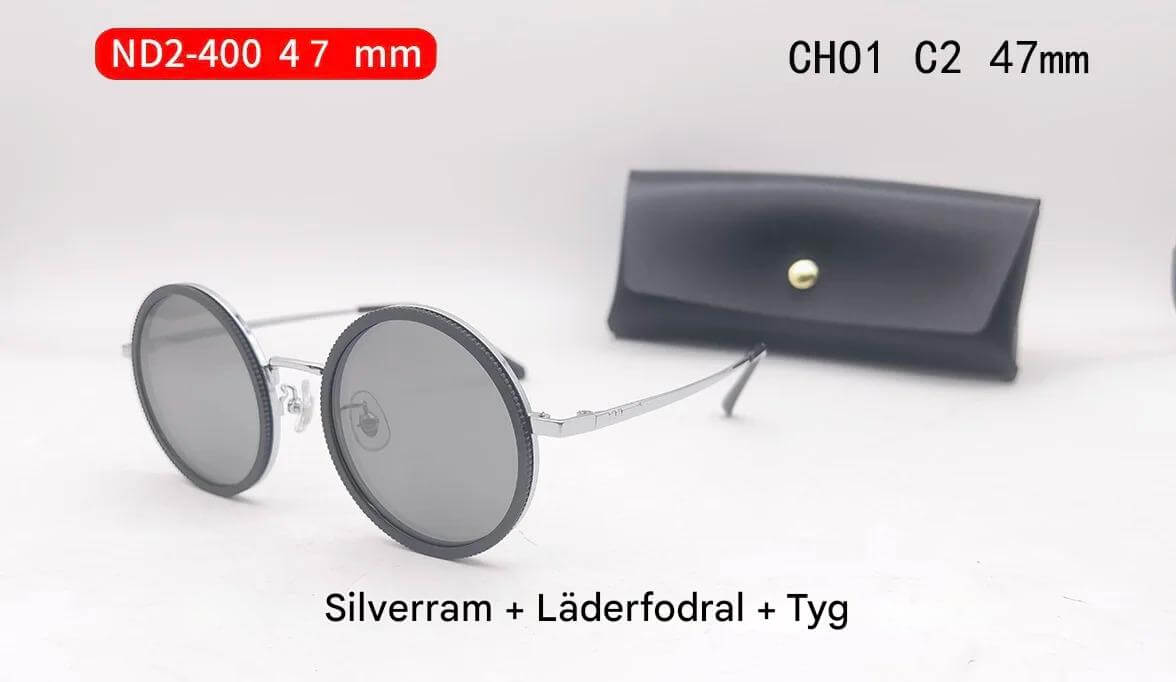 Solvyn - Säädettävät pyöreät aurinkolasit miehille ja naisille | Polarisoidut ND-suodattimilla ja retrotyyliin